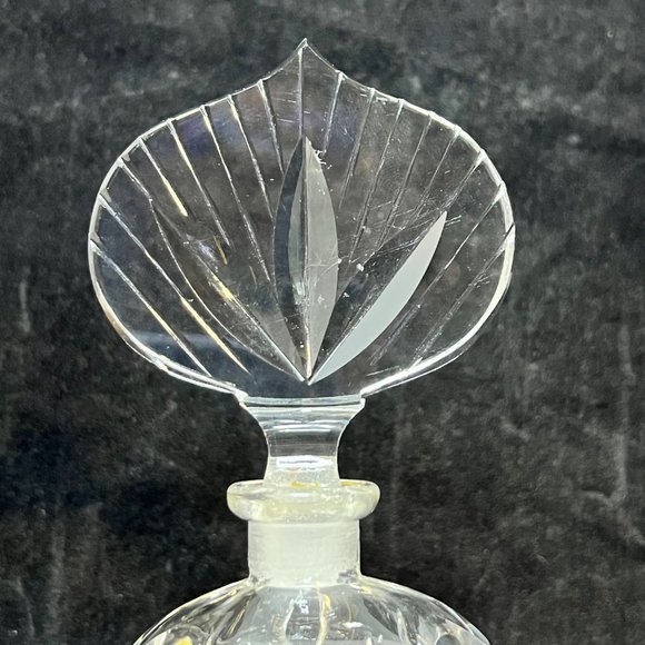 Irving W Rice & Co Cut Crystal Perfume Bottle Made In West Germany - Picture 3 of 9